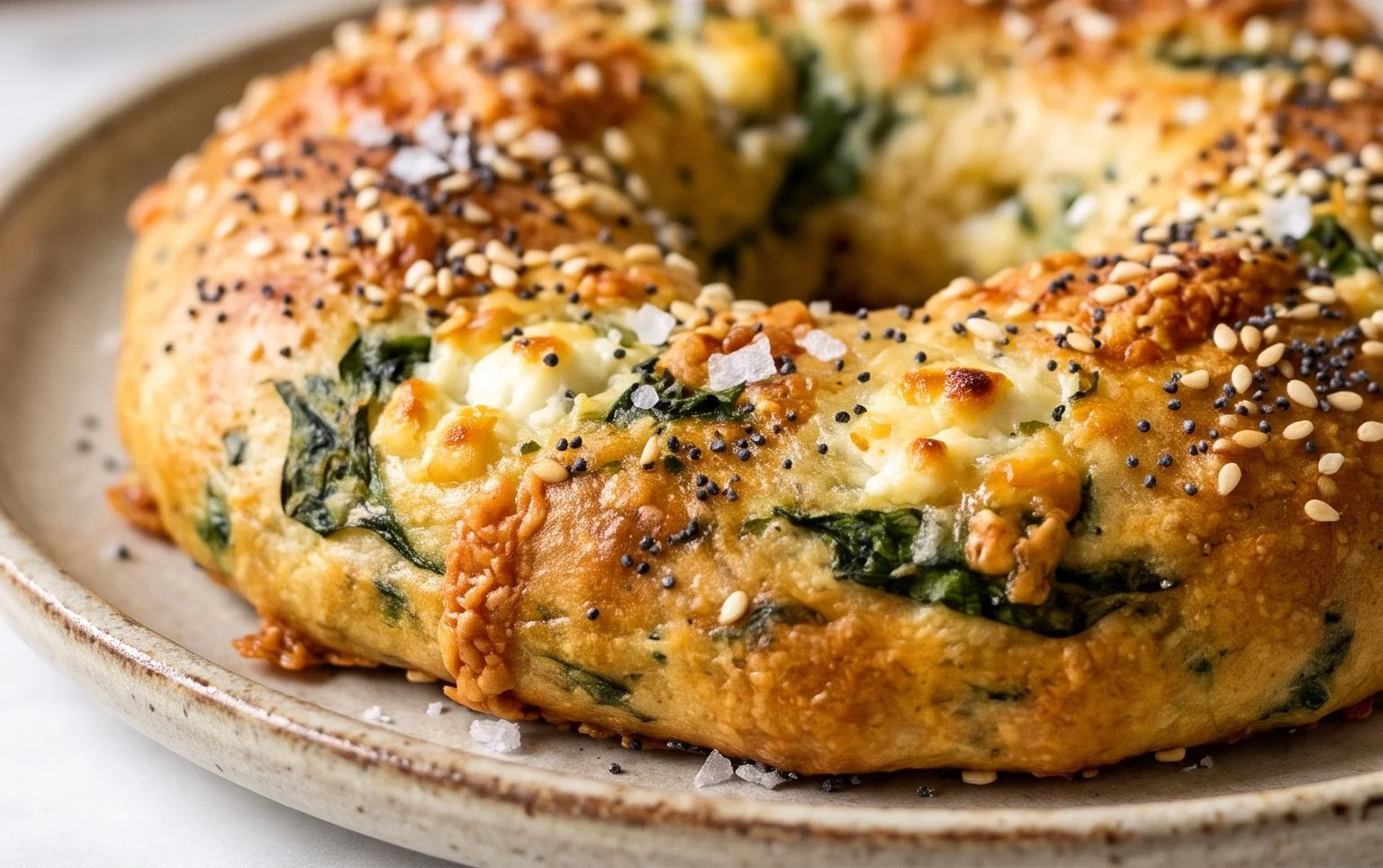 Irresistibly Easy Spinach Cottage Cheese Flagels for Any Meal